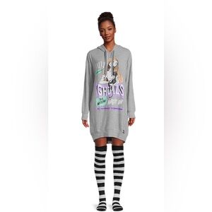 Nightmare Before Christmas Hooded Sleepshirt and Socks Set for Women
